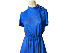 Vintage 70’s blue OOPS dress S