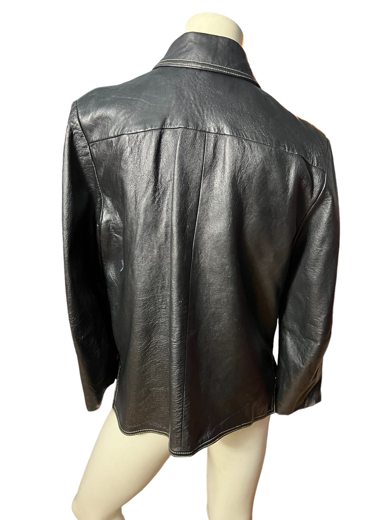 Vintage 70’s faux leather jacket M