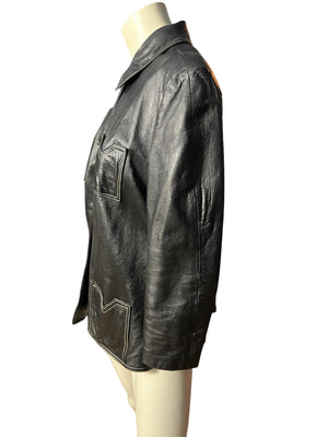 Vintage 70’s faux leather jacket M