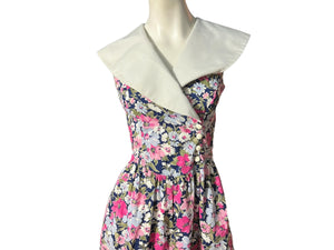 Vintage 80's Lanz floral dress M