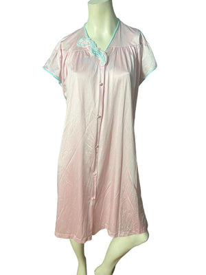 Vintage pink nightgown & robe M Collectibles