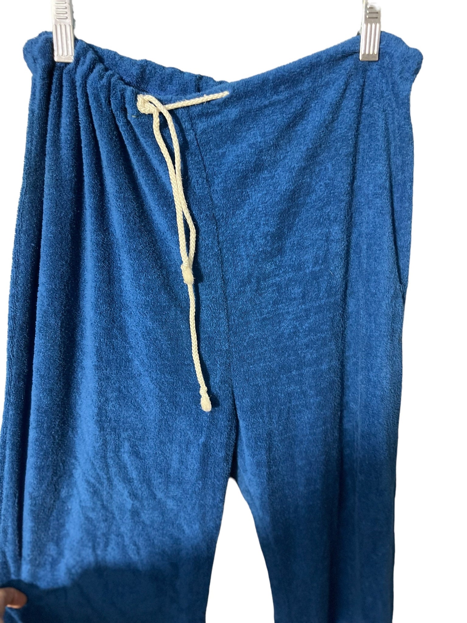 Vintage 80's blue terry jogging pants M Catalina