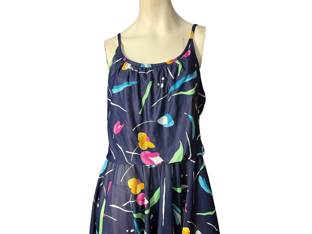 Vintage 70's It's a Leigh sun dress L XL