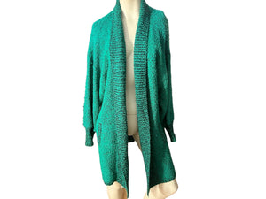 Vintage 80's green sweater 2x le Chois II