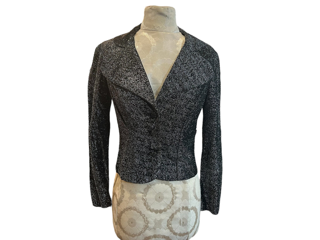 Vintage 70’s black & silver jacket S