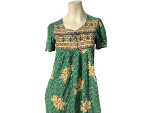 Vintage 80's india print lounge dress S Loungees