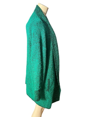 Vintage 80's green sweater 2x le Chois II