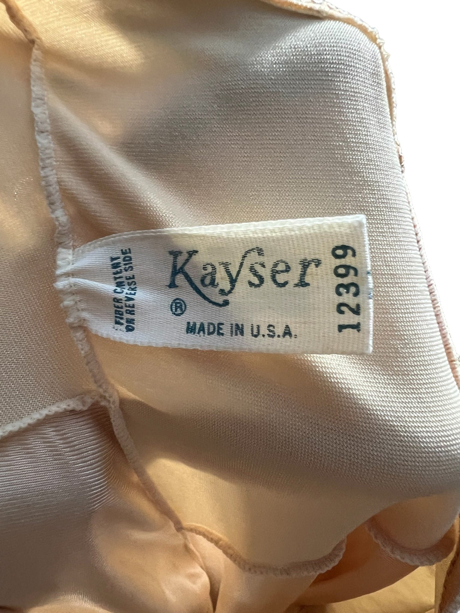 Vintage strapless slip Kayser 34