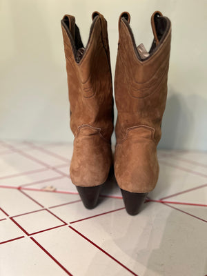 Vintage brown western boots 8.5 M