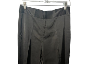 Vintage 80's black satin pants 9 A. Byer