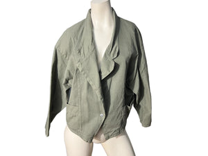 Vintage 80's green army jacket S Airport