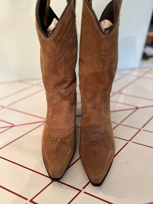 Vintage brown western boots 8.5 M