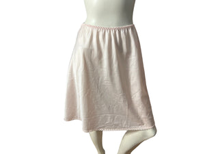 Vintage pink half slip L Sears