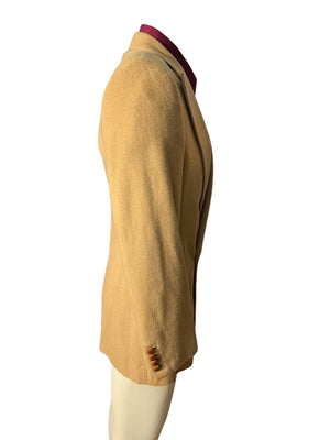 Vintage men's tan suit jacket Dimitri 38 L