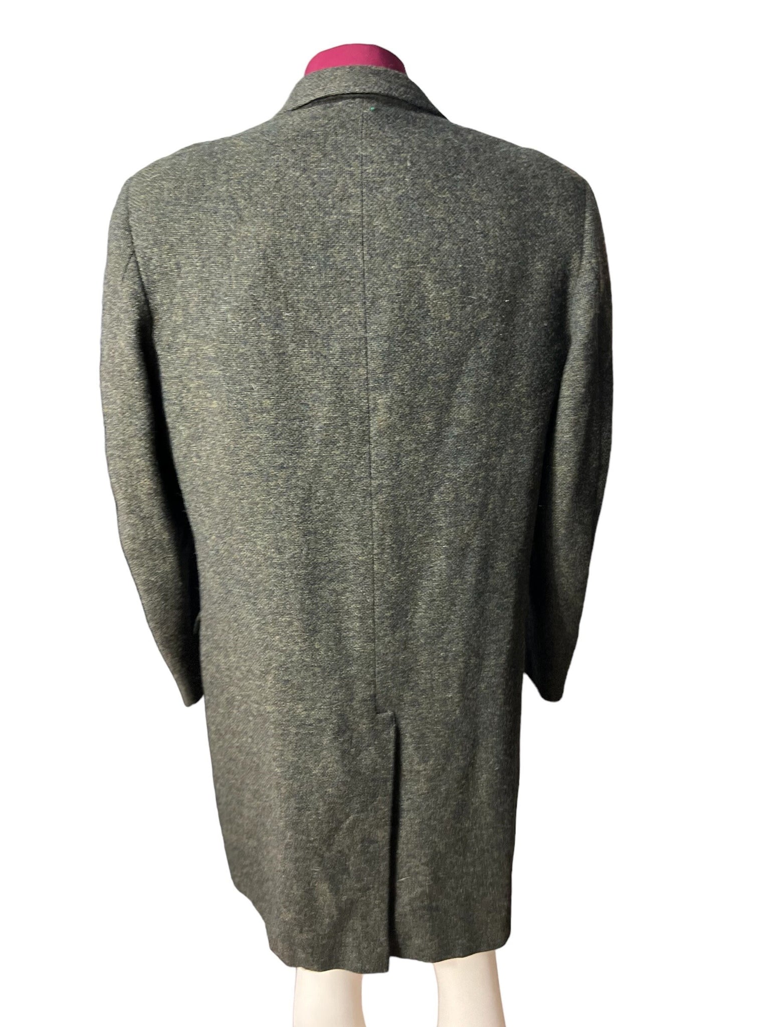 Vintage men's Varsity Town green wool coat 44