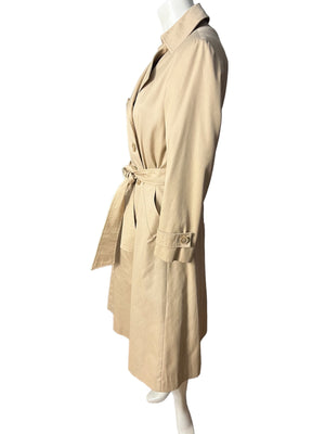 Vintage MS Climate long tan coat 8