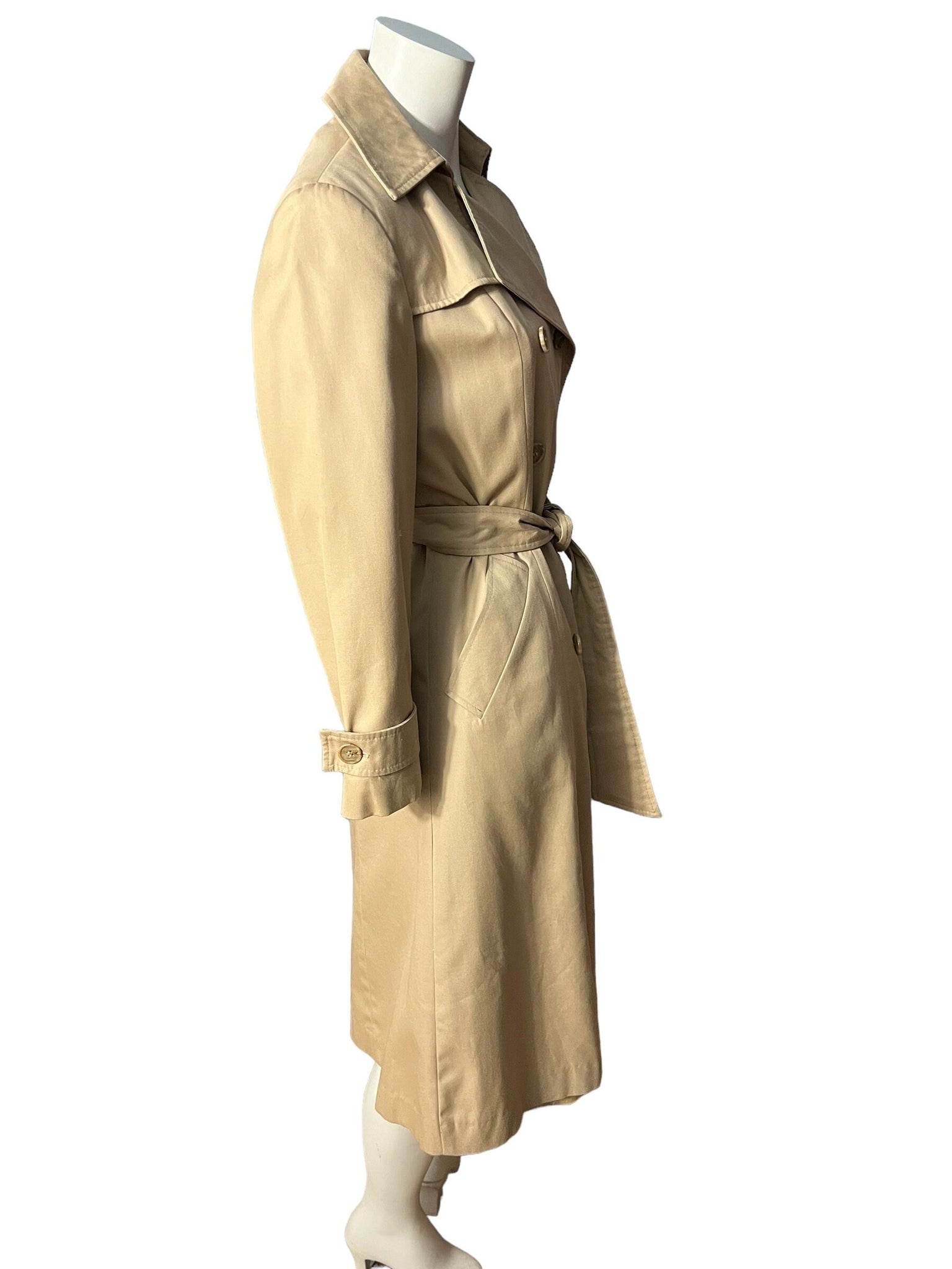 Vintage MS Climate long tan coat 8