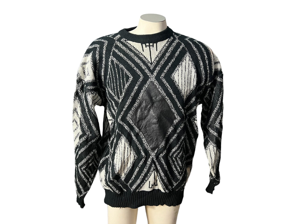 Vintage 80's men's sweater XL Impact