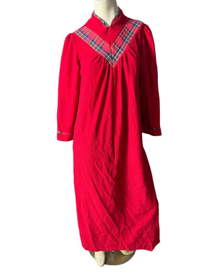 Vintage red house robe M Intimate Moods