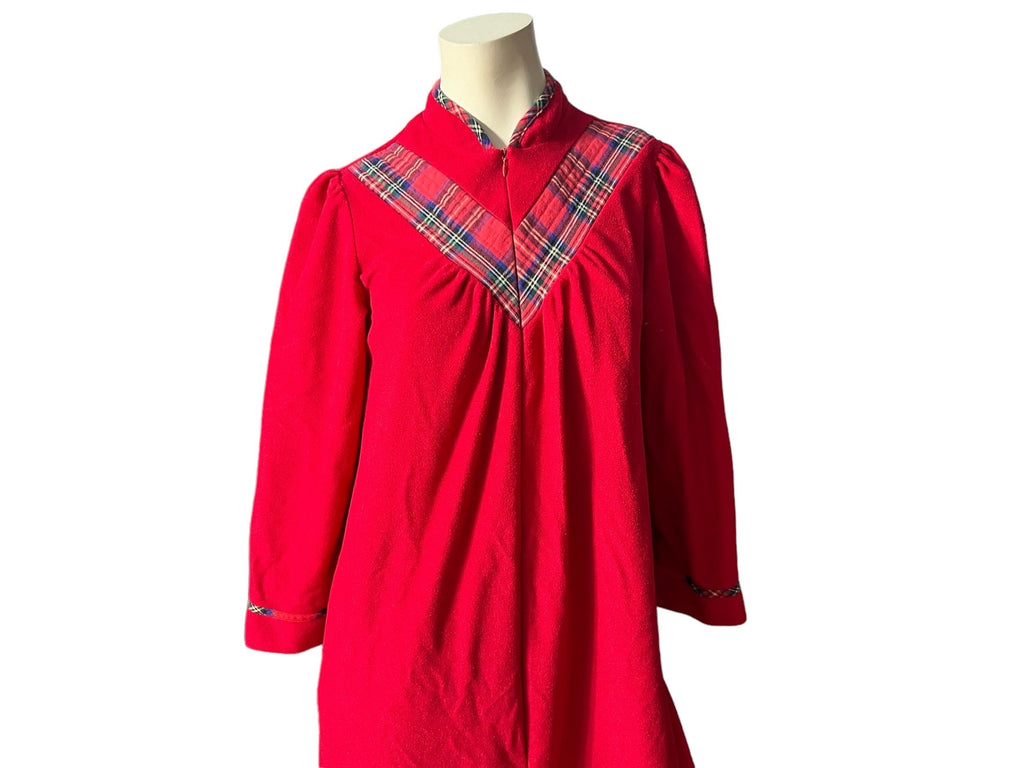 Vintage red house robe M Intimate Moods