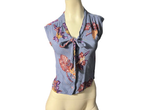 Vintage 70's floral blouse S Just Tops