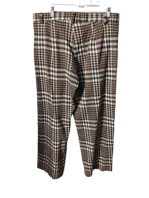 Vintage 70's men's plaid pants 36 x 30