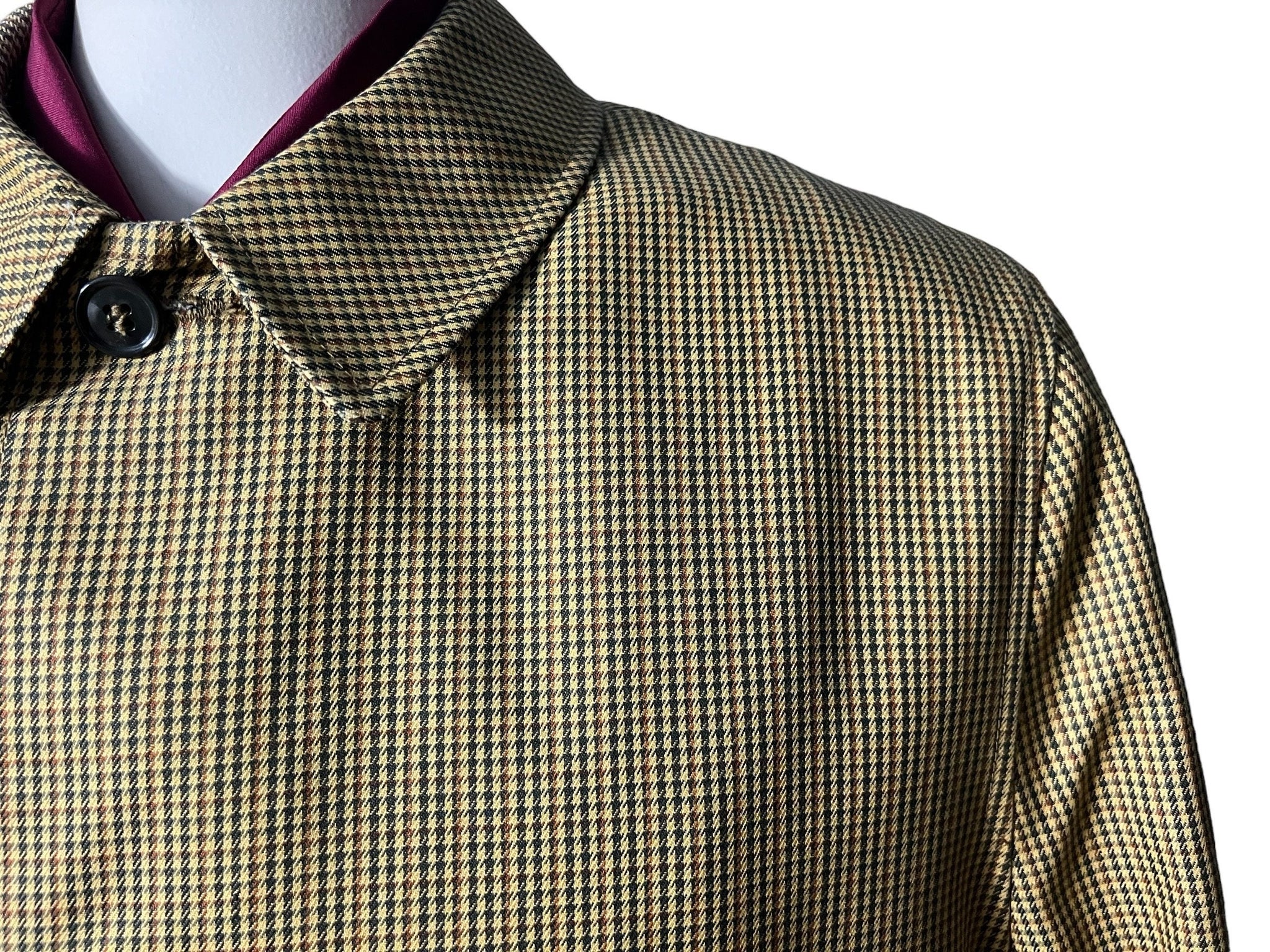 Vintage 60's men's check coat 40 Sears