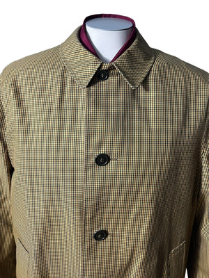 Vintage 60's men's check coat 40 Sears