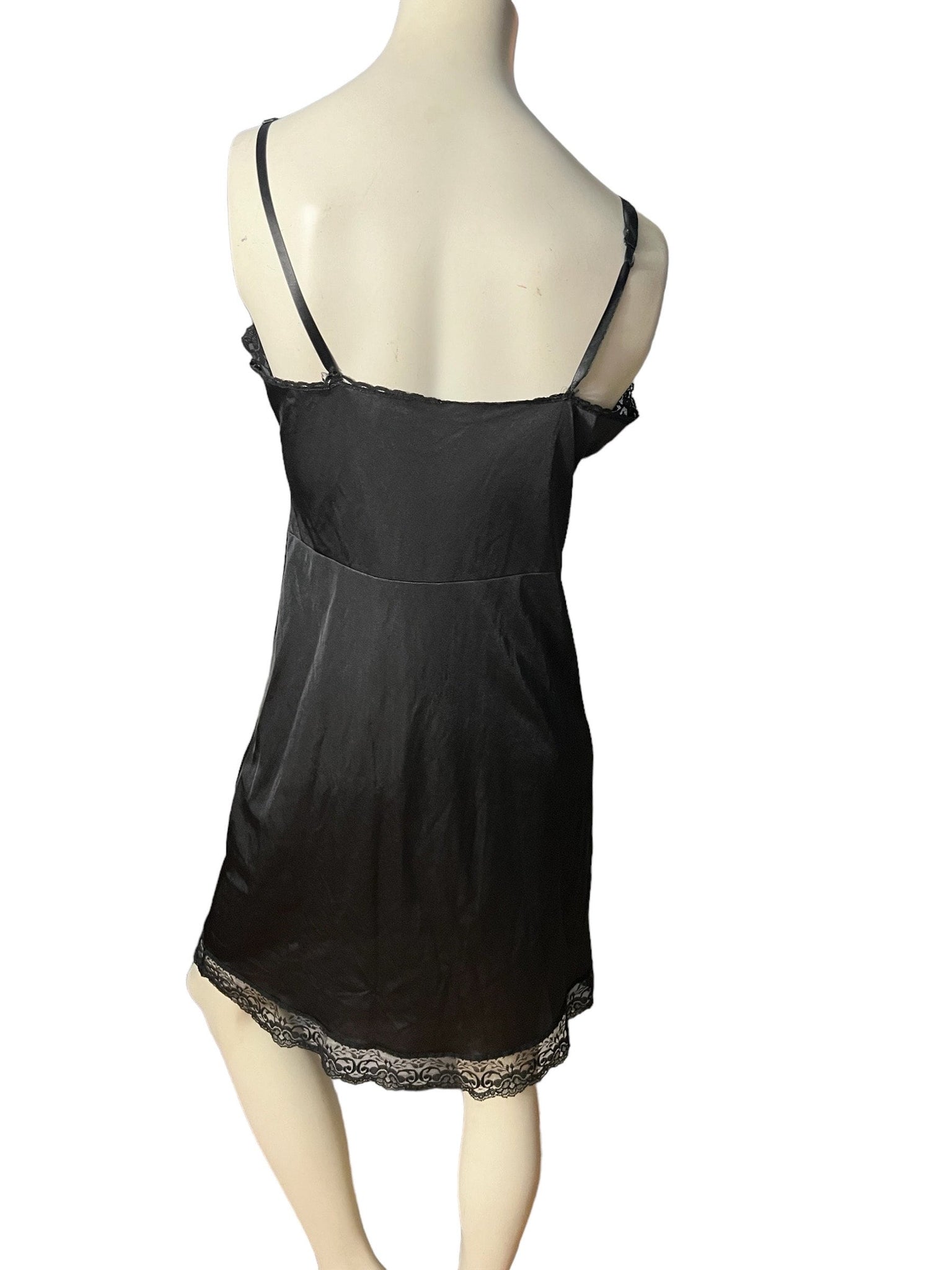 Vintage black slip 36 lingerie