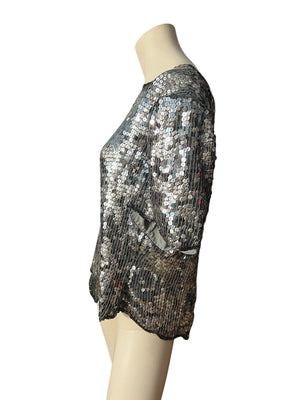 Vintage sequin top Scala XXL