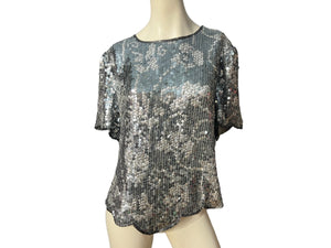 Vintage sequin top Scala XXL