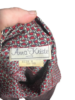 Vintage 80's blouse M Anna Kriste