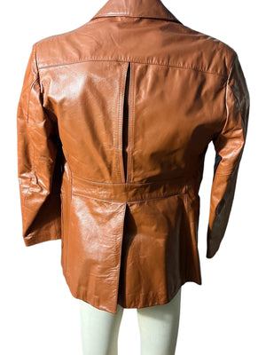 Vintage 70's leather suit jacket 42 McGregor