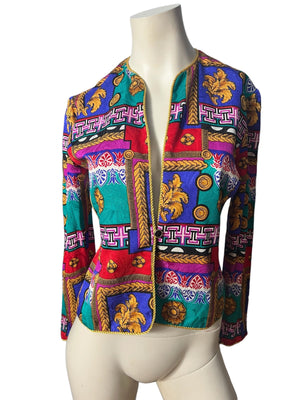 Vintage 80's silk blazer 4 Adrianna Papell