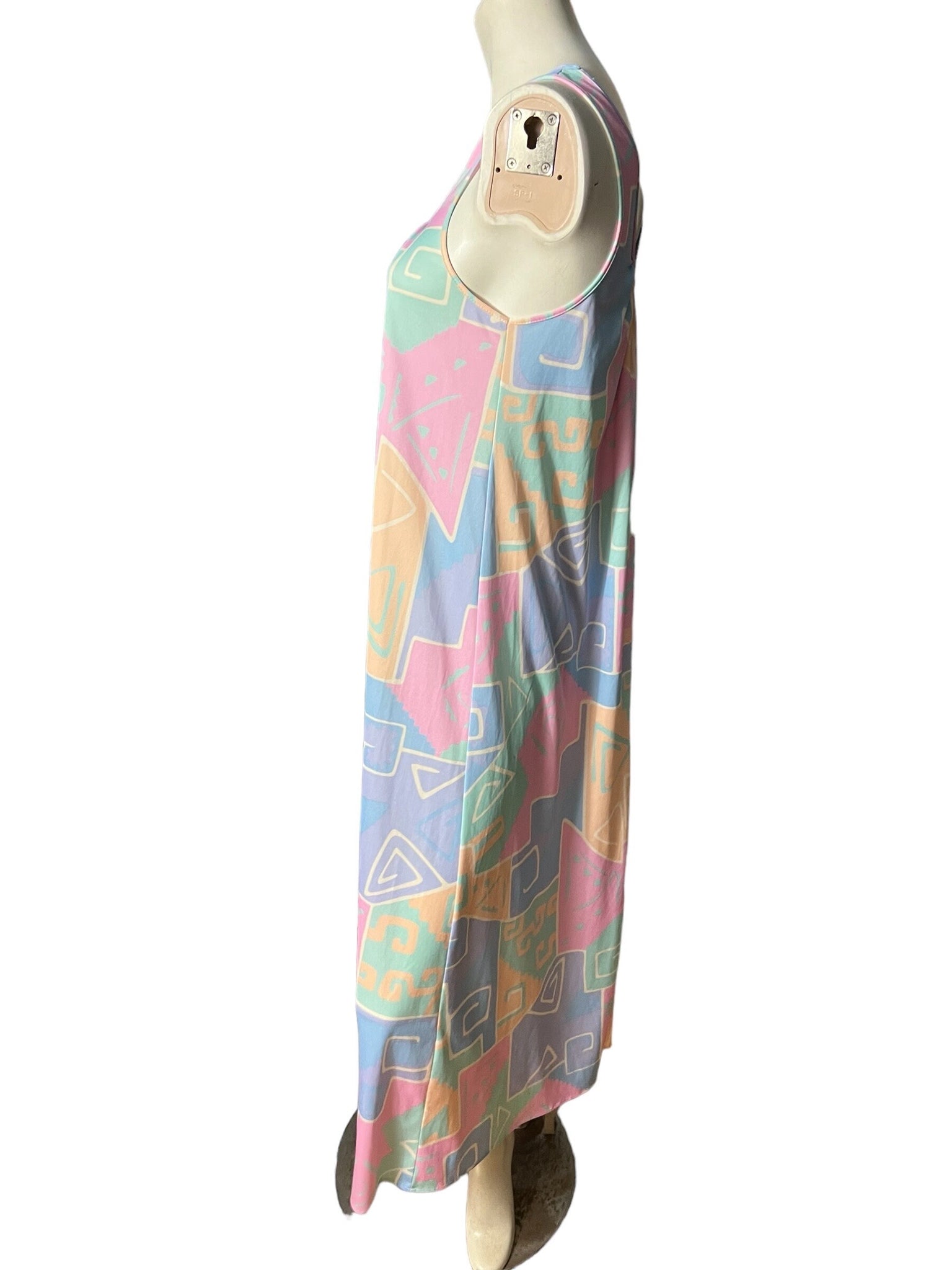 Vintage 70's long maxi dress M