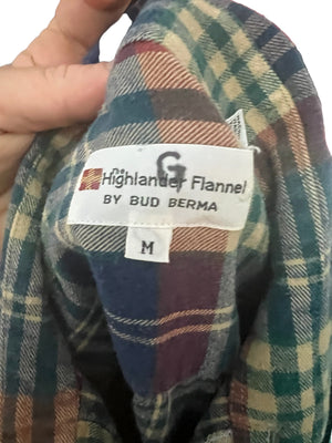 Vintage flannel shirt M Bud Berma