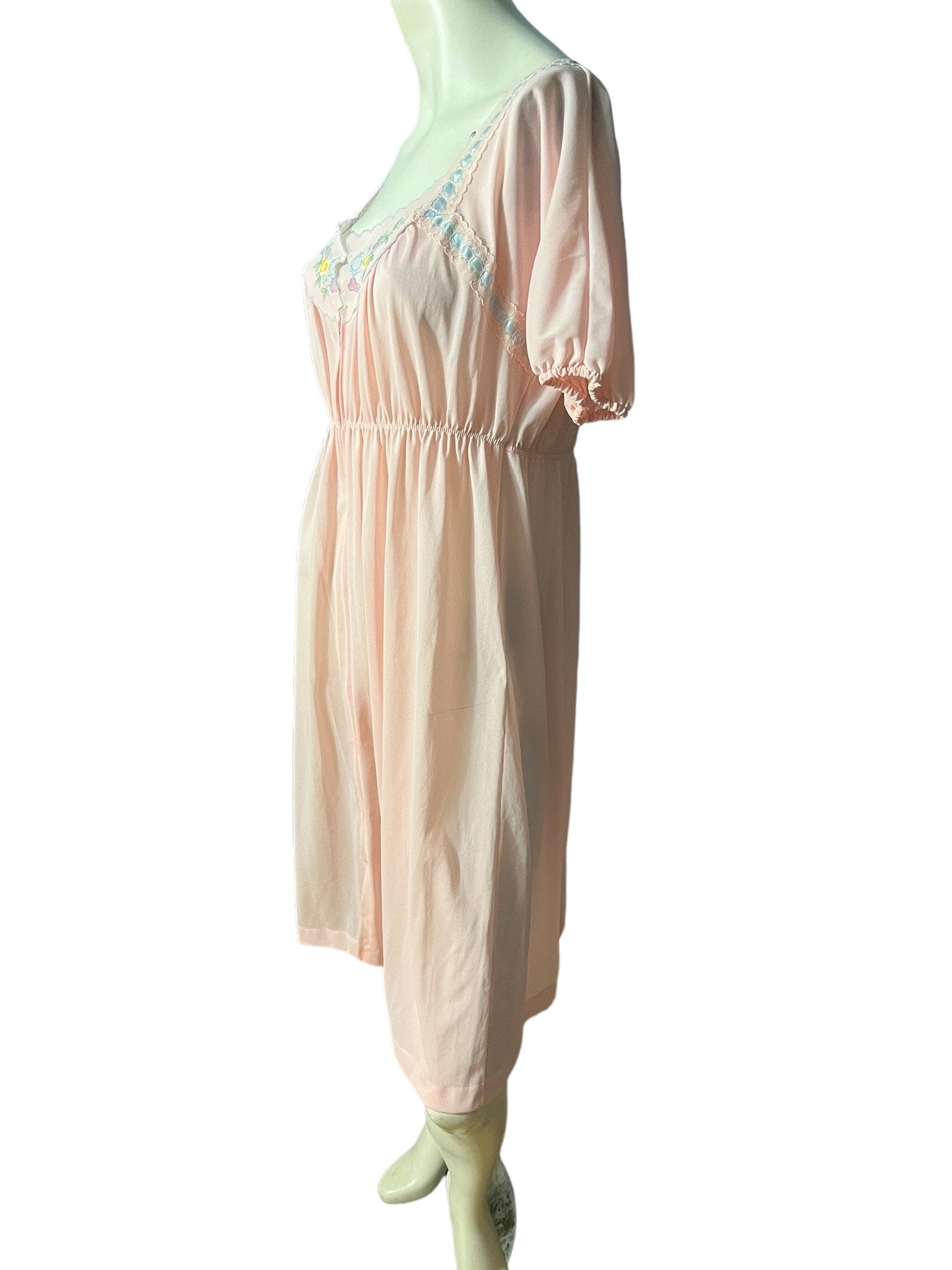 Vintage 60's pink nightgown M Gossard Artemis