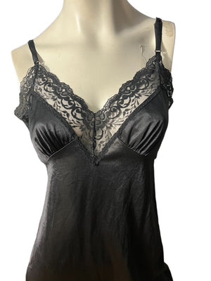 Vintage black slip 36 lingerie