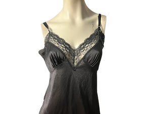 Vintage black slip 36 lingerie