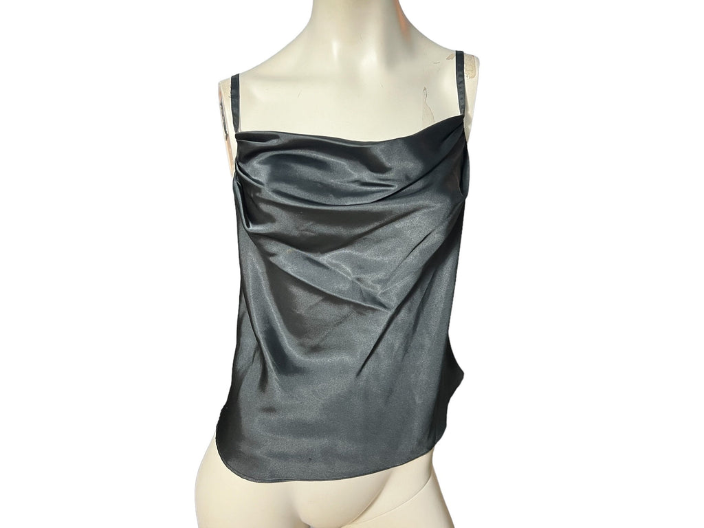 vintage black 80's tank top M First Glance