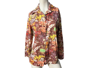 Vintage 70's picture shirt L XL