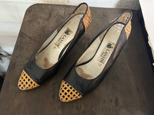 vintage 80's Lanvin heels 36