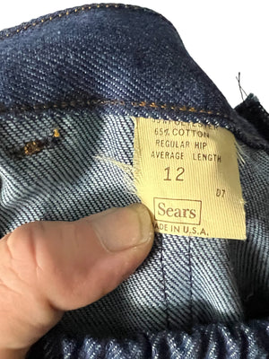 vintage 70’s jeans Sears 12 high waist