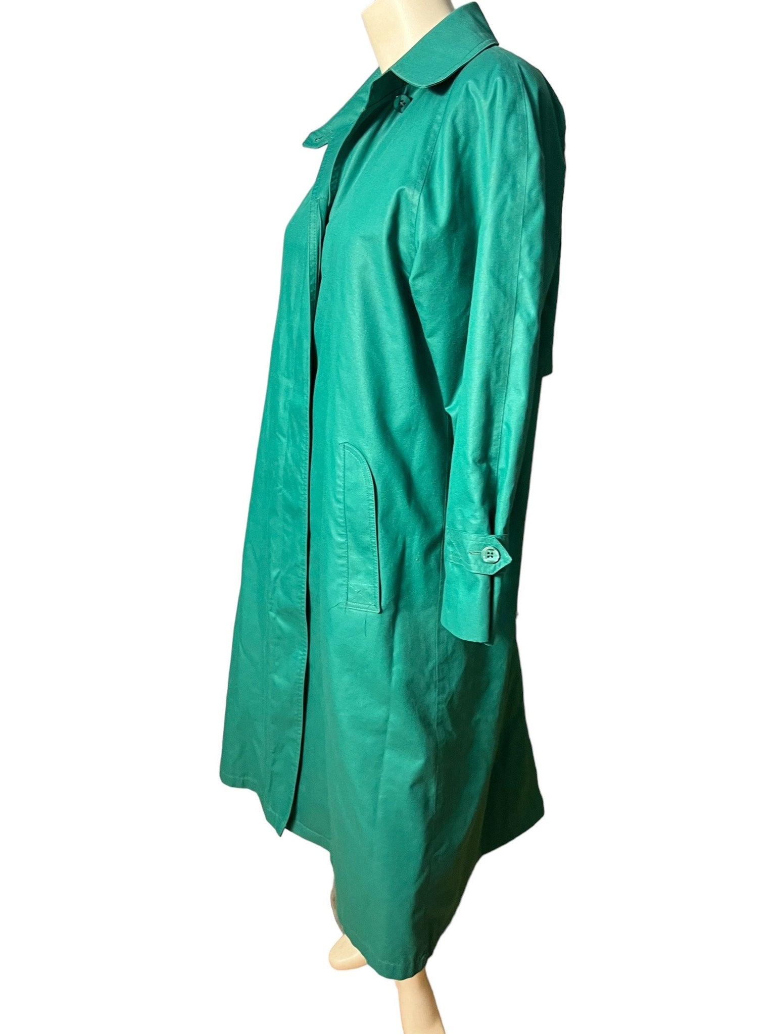 vintage 80's green London Fog coat 6 Maincoats