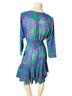 vintage 80's Leslie Fay dress 8 petite