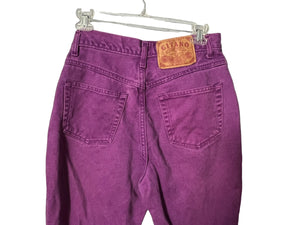 vintage 80's purple high waist jeans Gitano 29 x 28.5