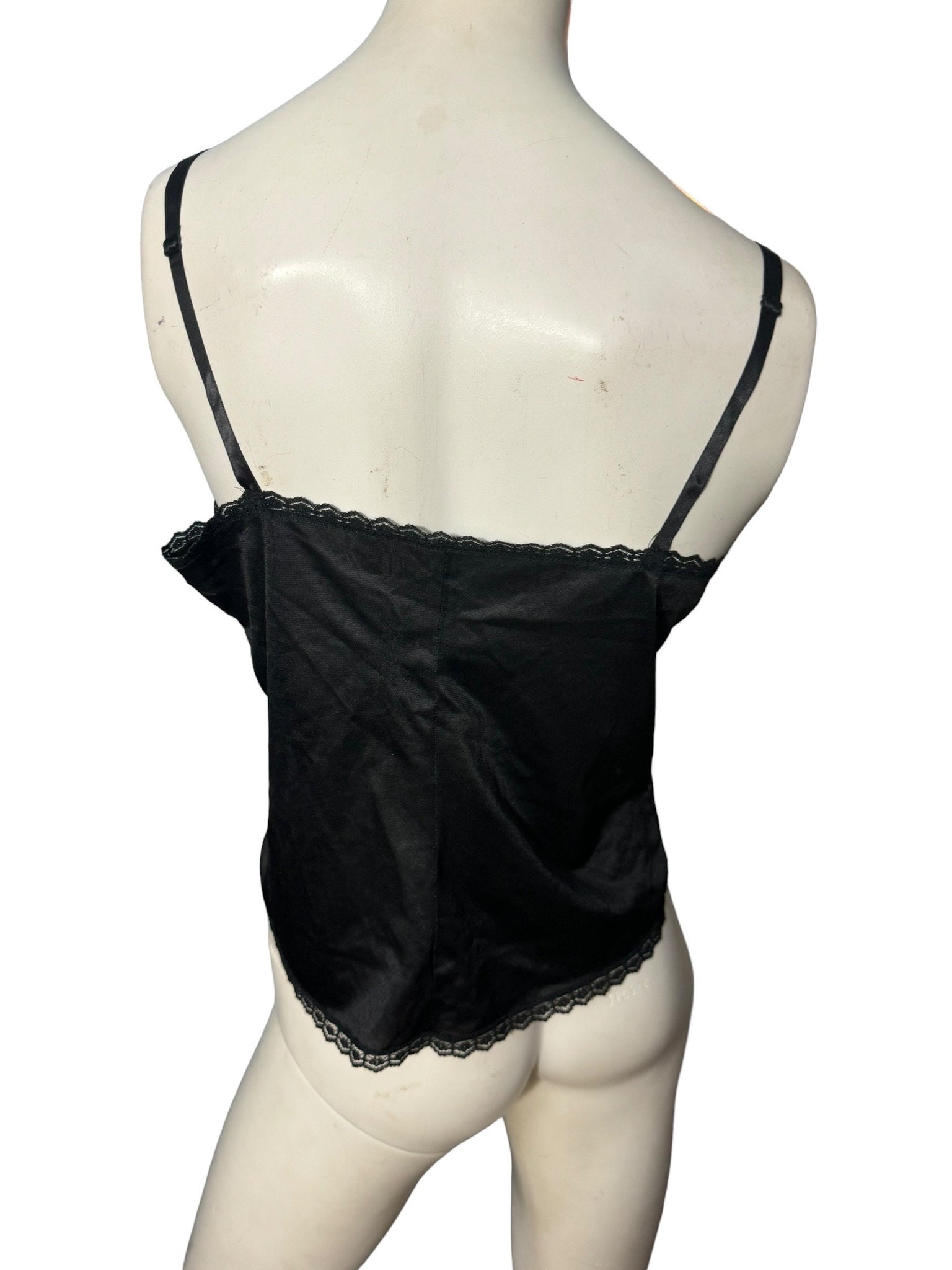 Vintage black camisole lingerie L Ashley Taylor