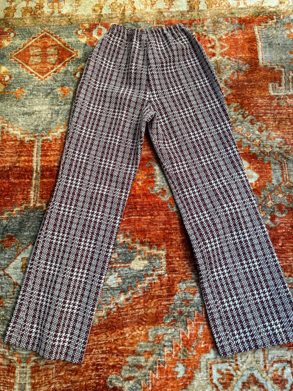 Vintage 70's plaid pants 26 x29