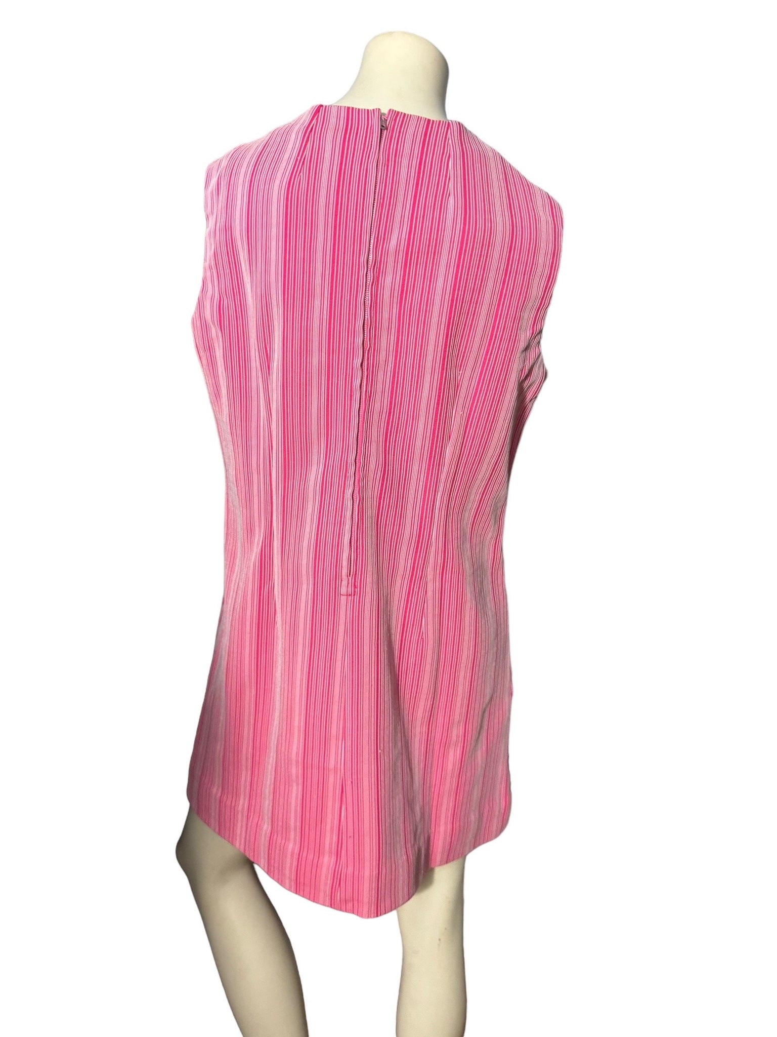 Vintage 70's pink handmade scooter dress L