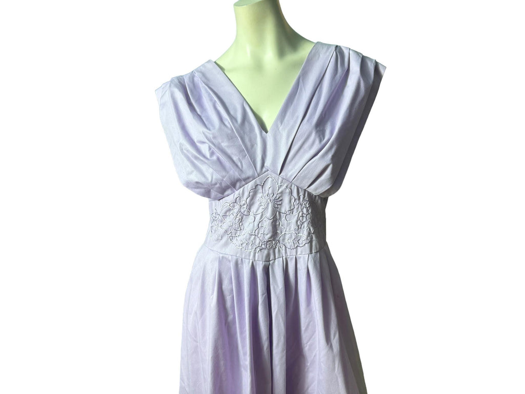 Vintage 80's purple dress Carriage Court L